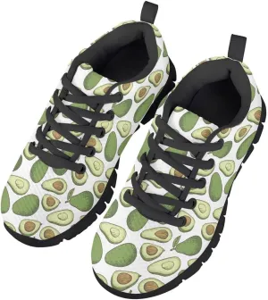 AmzPrint Black and White Cow Print Unisex-Child Tennis Shoes Lace-Up Casual Mesh Flat Sport Toddler Girl Tennis Shoes Size 7