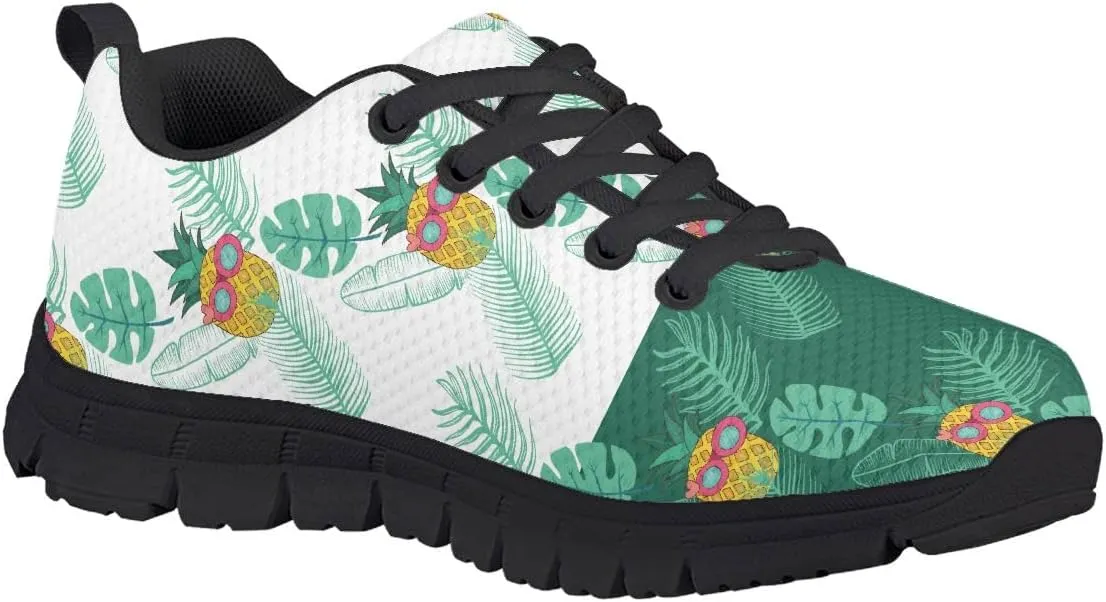 AmzPrint Halloween Spider Web Print Unisex-Child Low-Top Athletic Tennis Running Sneakers Casual Toddler Boy Sneakers Size 7