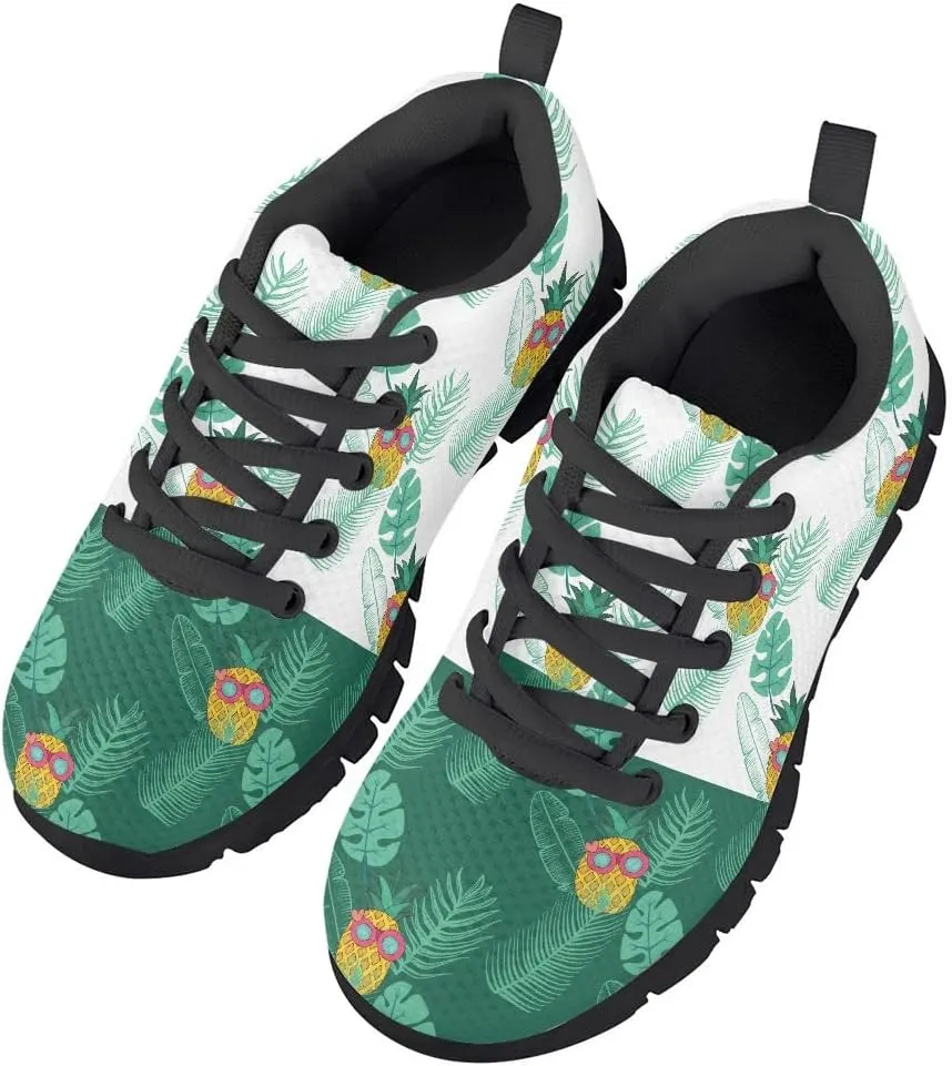 AmzPrint Halloween Spider Web Print Unisex-Child Low-Top Athletic Tennis Running Sneakers Casual Toddler Boy Sneakers Size 7