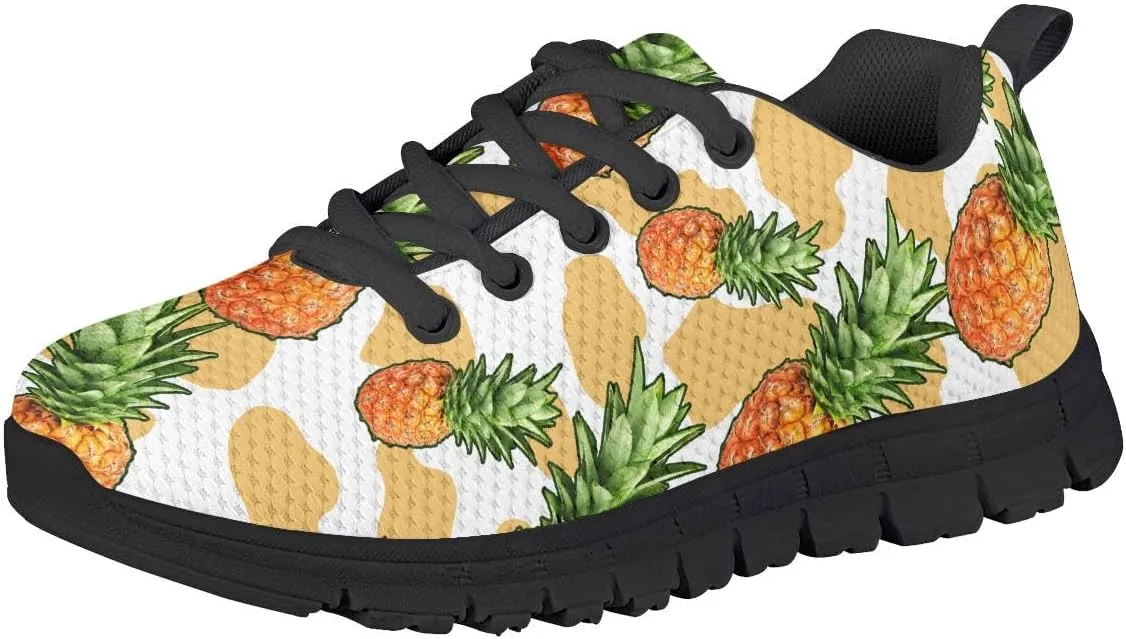 AmzPrint Halloween Spider Web Print Unisex-Child Low-Top Athletic Tennis Running Sneakers Casual Toddler Boy Sneakers Size 7
