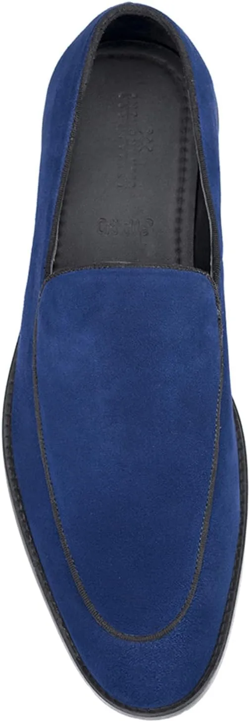 Anthony Veer Craig Suede Loafers for Men | Slip-on | Blake Stitch Construction | Ortholite Cushion Leather Footbed