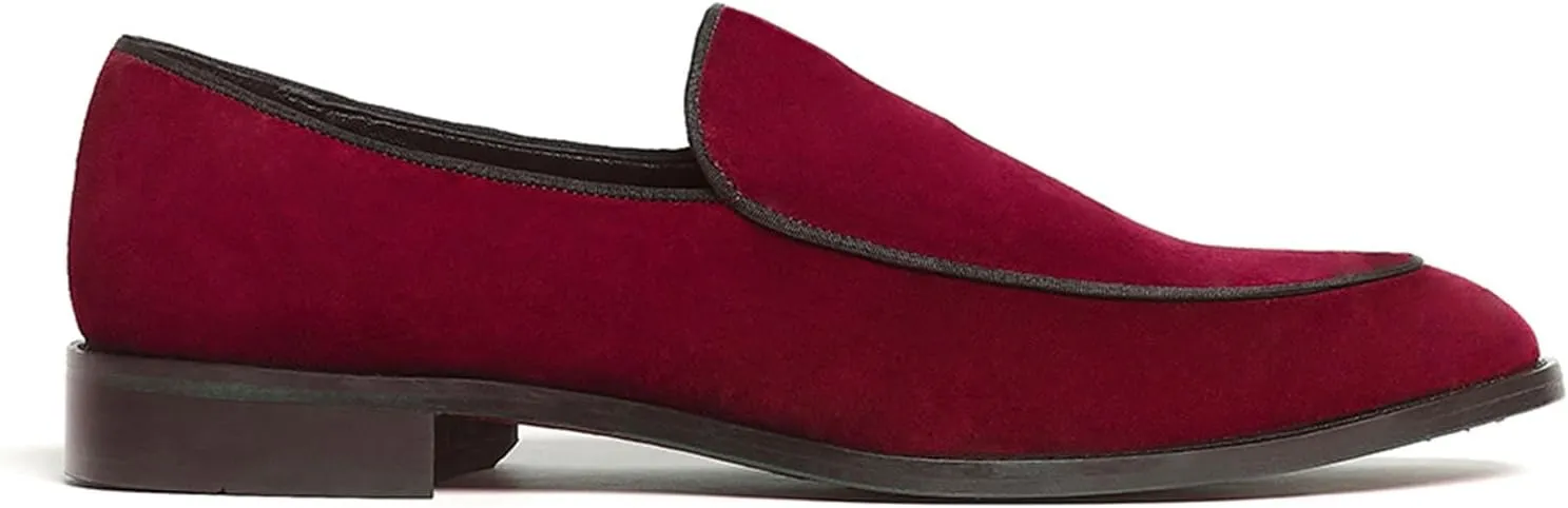 Anthony Veer Craig Suede Loafers for Men | Slip-on | Blake Stitch Construction | Ortholite Cushion Leather Footbed