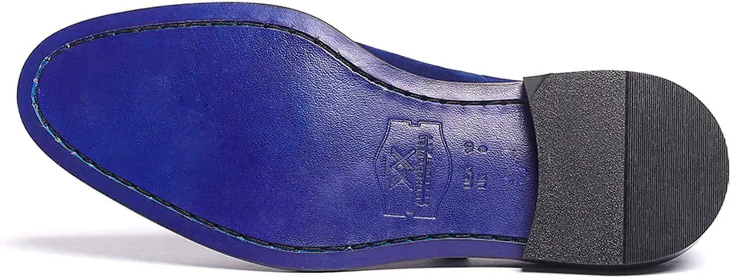 Anthony Veer Craig Suede Loafers for Men | Slip-on | Blake Stitch Construction | Ortholite Cushion Leather Footbed