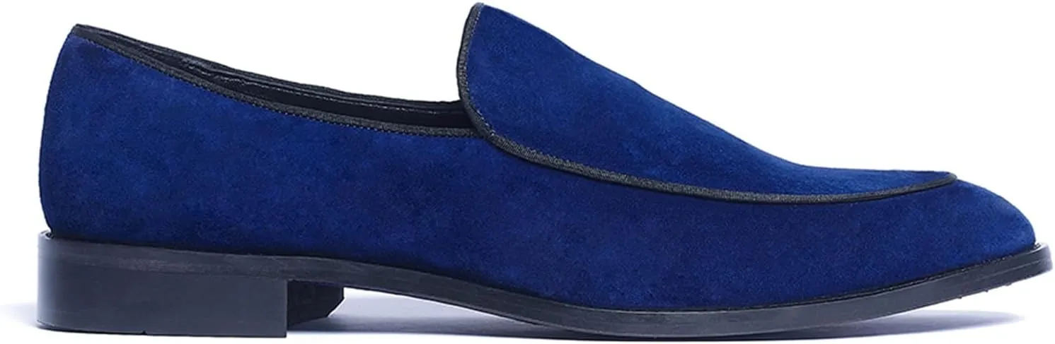 Anthony Veer Craig Suede Loafers for Men | Slip-on | Blake Stitch Construction | Ortholite Cushion Leather Footbed