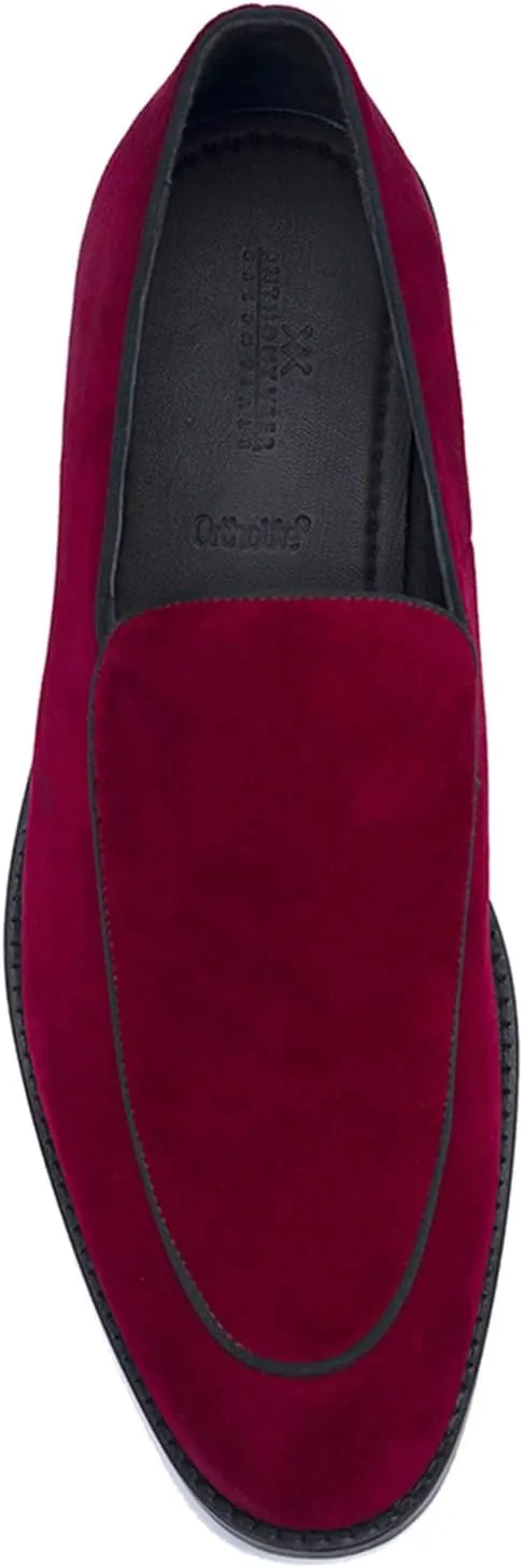 Anthony Veer Craig Suede Loafers for Men | Slip-on | Blake Stitch Construction | Ortholite Cushion Leather Footbed
