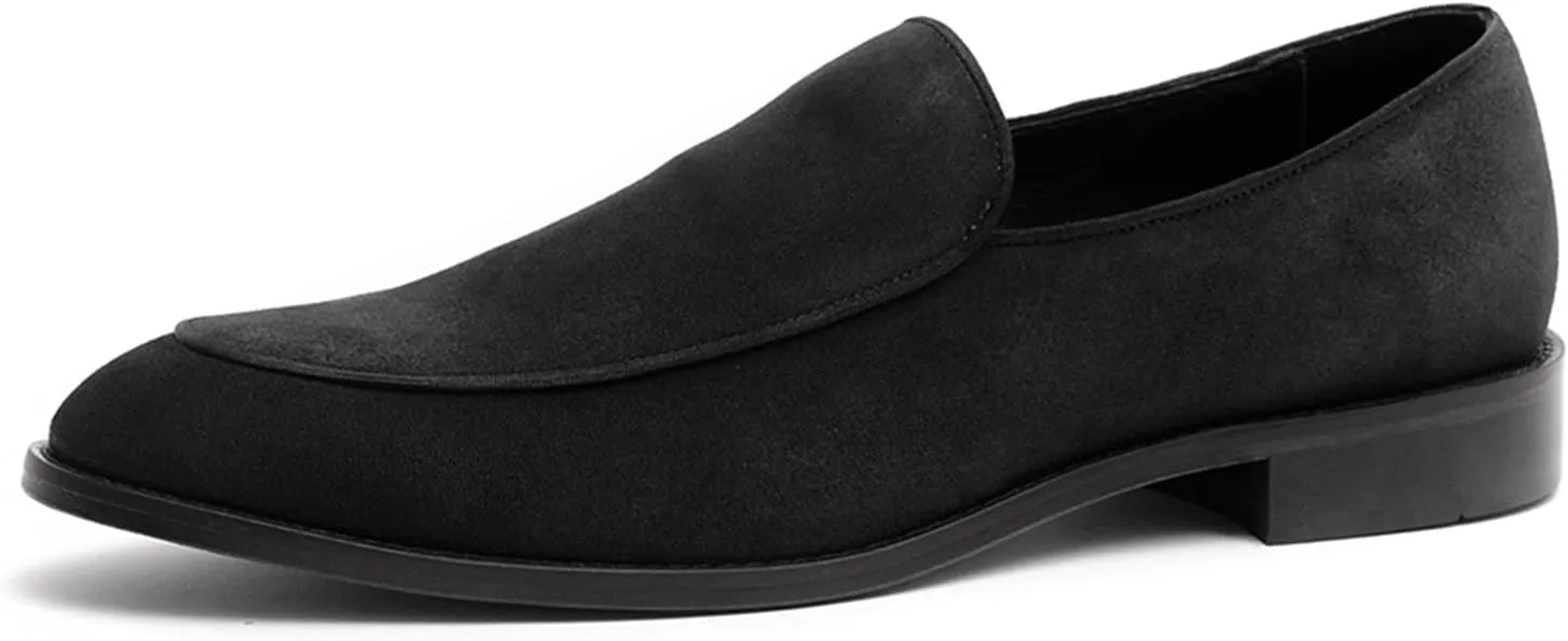 Anthony Veer Craig Suede Loafers for Men | Slip-on | Blake Stitch Construction | Ortholite Cushion Leather Footbed