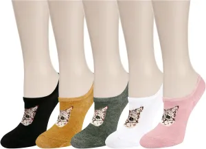 Benefeet Sox Cute No Show Socks for Women Low Cut Socks for Girls Liner Invisible Socks Cotton Flat Boat Loafer Socks