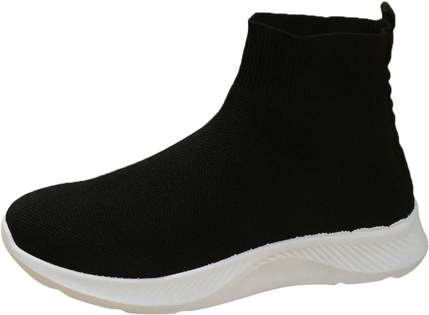 Black Platform Sneakers for Women Dressy Non Slip Work Shoes Women Wide Feet Women Slip On Shoes Mules Lightweight Sneakers for Women Size 8 Wide Women's Hiking Shoes Arch Support