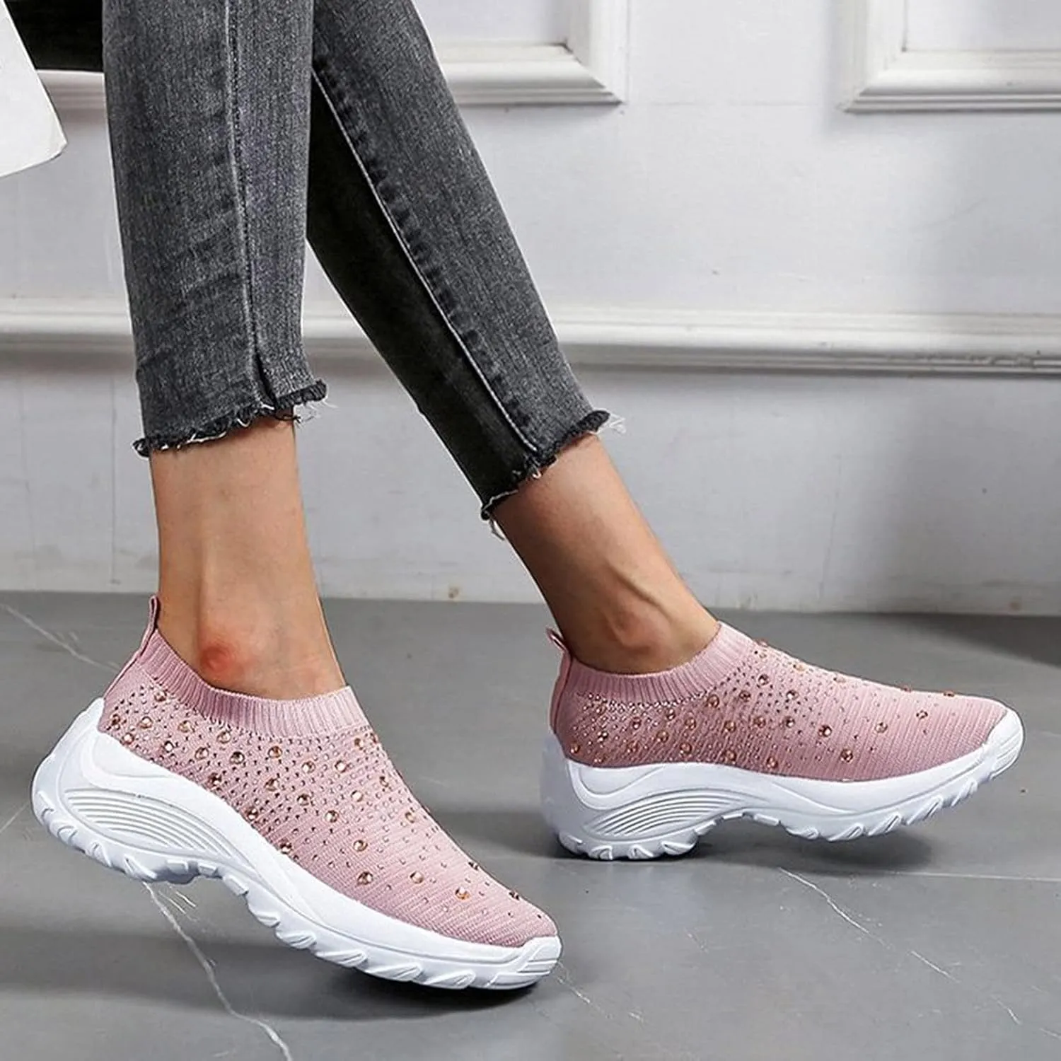 Bowling Shoes Women 10 Wide Women's Hiking Shoes Wide Womens Size 11 Non Slip Work Shoes Gym Shoes for Women Workout Ankle Support Wide Toe Walking Shoes Women