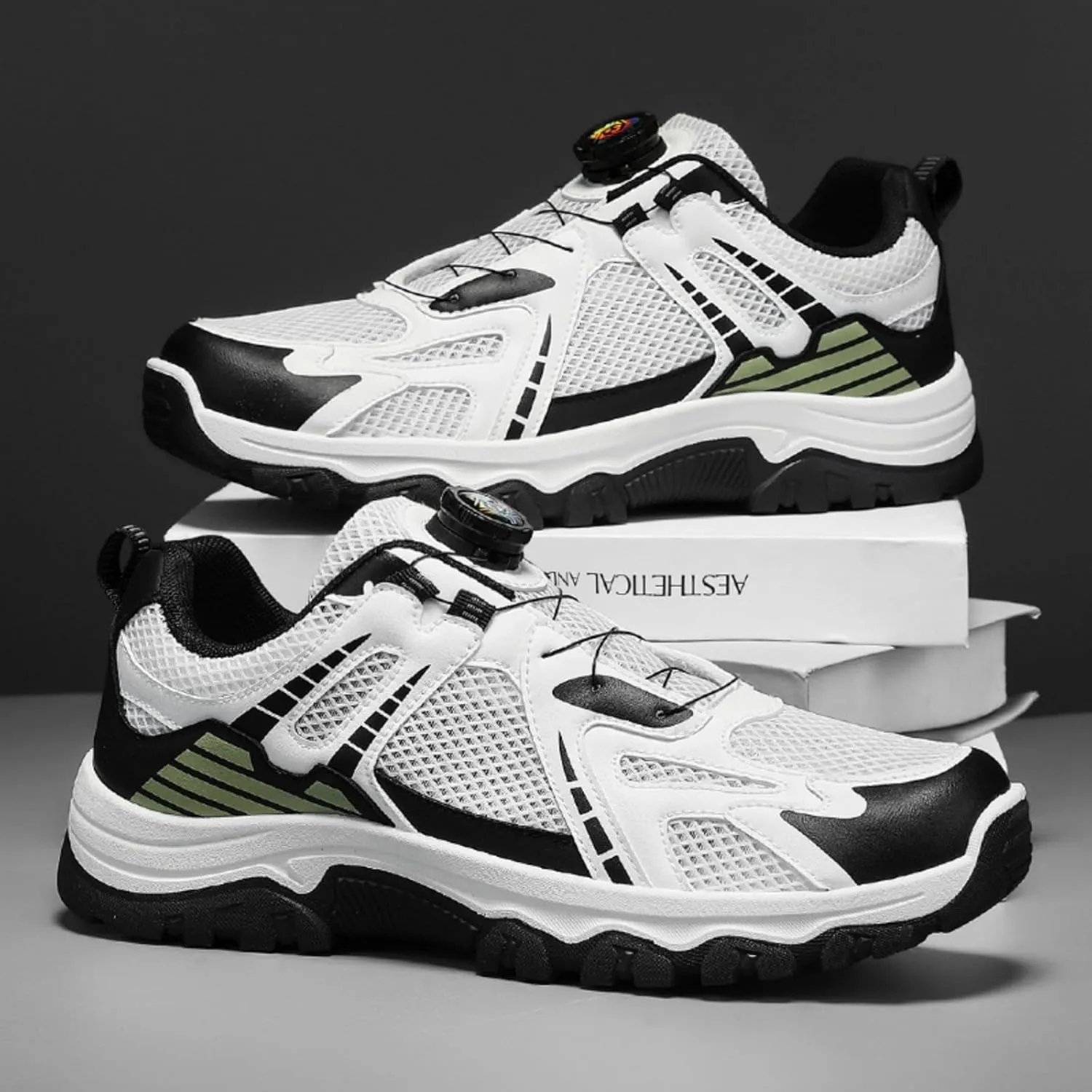 Boys Ultra - Light Breathable Sneakers: Non - Slip, Durable. Easy to Wear & Take Off. Ideal for Casual Walking & Basketball.