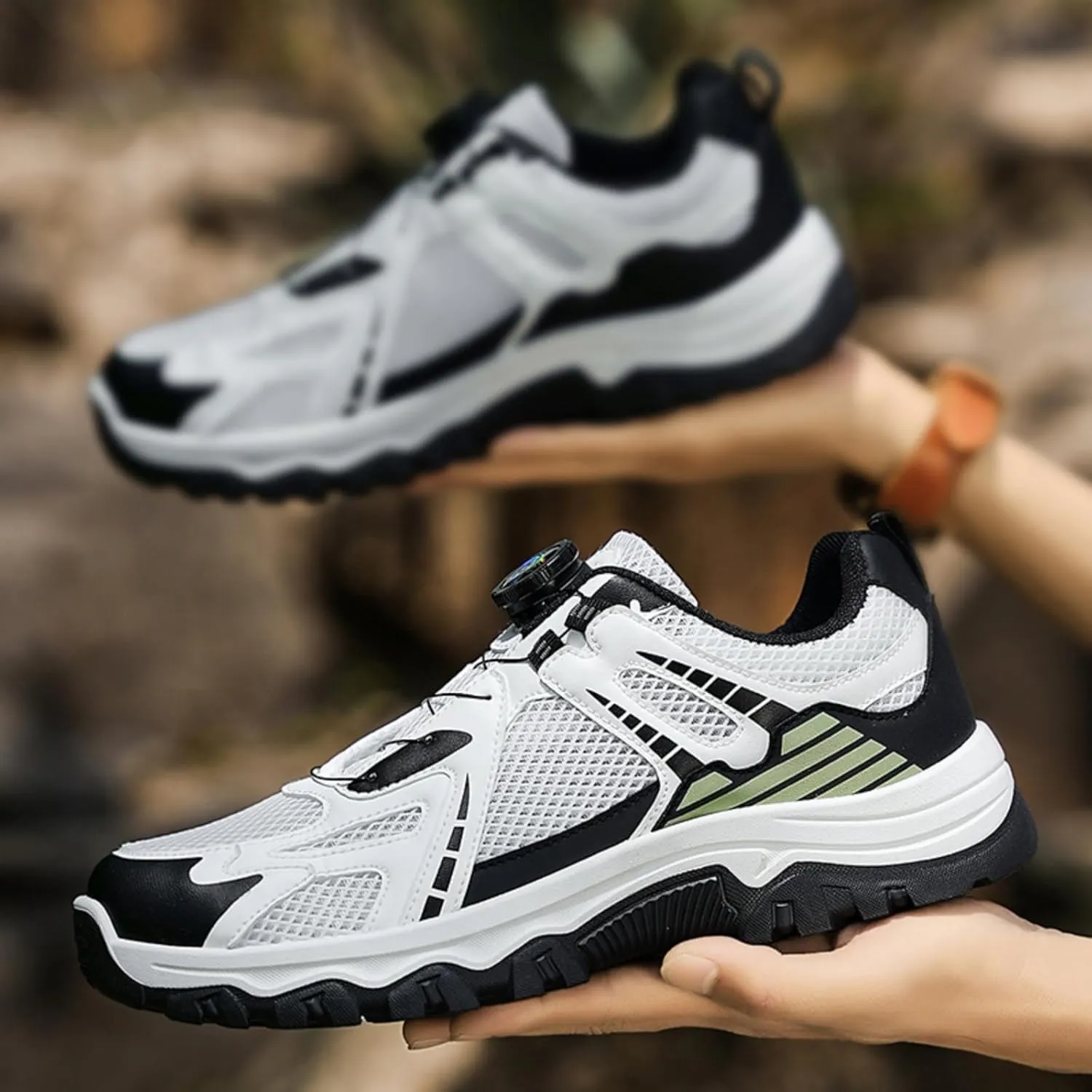 Boys Ultra - Light Breathable Sneakers: Non - Slip, Durable. Easy to Wear & Take Off. Ideal for Casual Walking & Basketball.