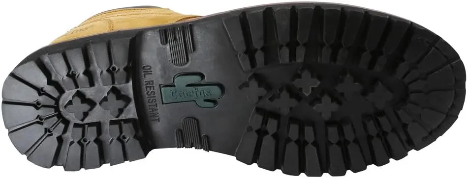Cactus Men’s 611 Insulated Soft Toe 6” Construction Roofing Work Boots Nubuck Leather Rubber Sole Comfortable Industrial Construction Boots