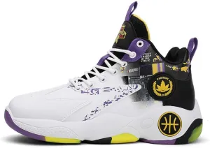 DHOVOR Mens Basketball Shoes, Youth Basketball Sneakers, Anti Slip Basketball Trainers Sports Shoes for Men Indoor and Outdoor