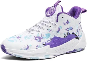 DHOVOR Womens Basketball Shoes, Teenager Fashion Basketball Sneakers, Anti-Slip Basketball Trainers Sports Shoes for Women Indoor and Outdoor
