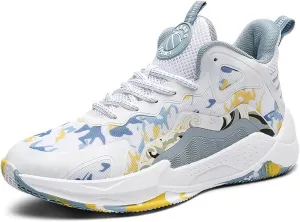 DHOVOR Womens Basketball Shoes, Teenager Fashion Basketball Sneakers, Anti-Slip Basketball Trainers Sports Shoes for Women Indoor and Outdoor