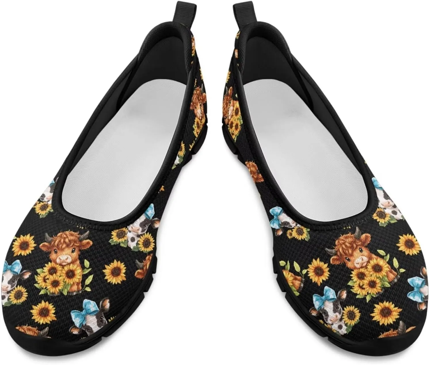 Flats Loafers Cow Low Cut Casual Dress Shoes for Women Teen Girls Comfort Walking Running Sneakers Lightweight Low Cut Tennis Shoe