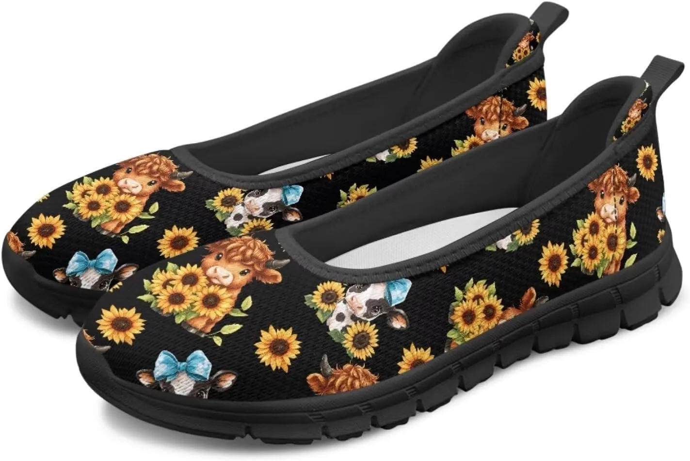 Flats Loafers Cow Low Cut Casual Dress Shoes for Women Teen Girls Comfort Walking Running Sneakers Lightweight Low Cut Tennis Shoe