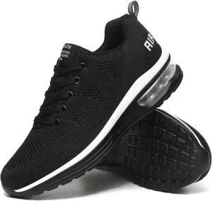 FLIOZY Womens Running Shoes Air Cushion Lightweight Sneakers Lace up Walking Tennis Shoes for Women