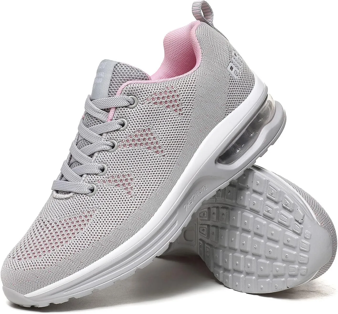 FLIOZY Womens Running Shoes Air Cushion Lightweight Sneakers Lace up Walking Tennis Shoes for Women