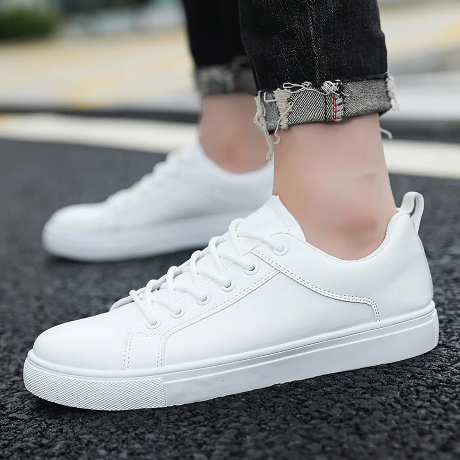High Top Sneakers for Women 2023 Zapatos Antideslizantes para Mujer De Hule Black Sneakers for Women Slip On Plantar Fasciitis Shoes Women Dress Womens Black Sneakers Size 7w