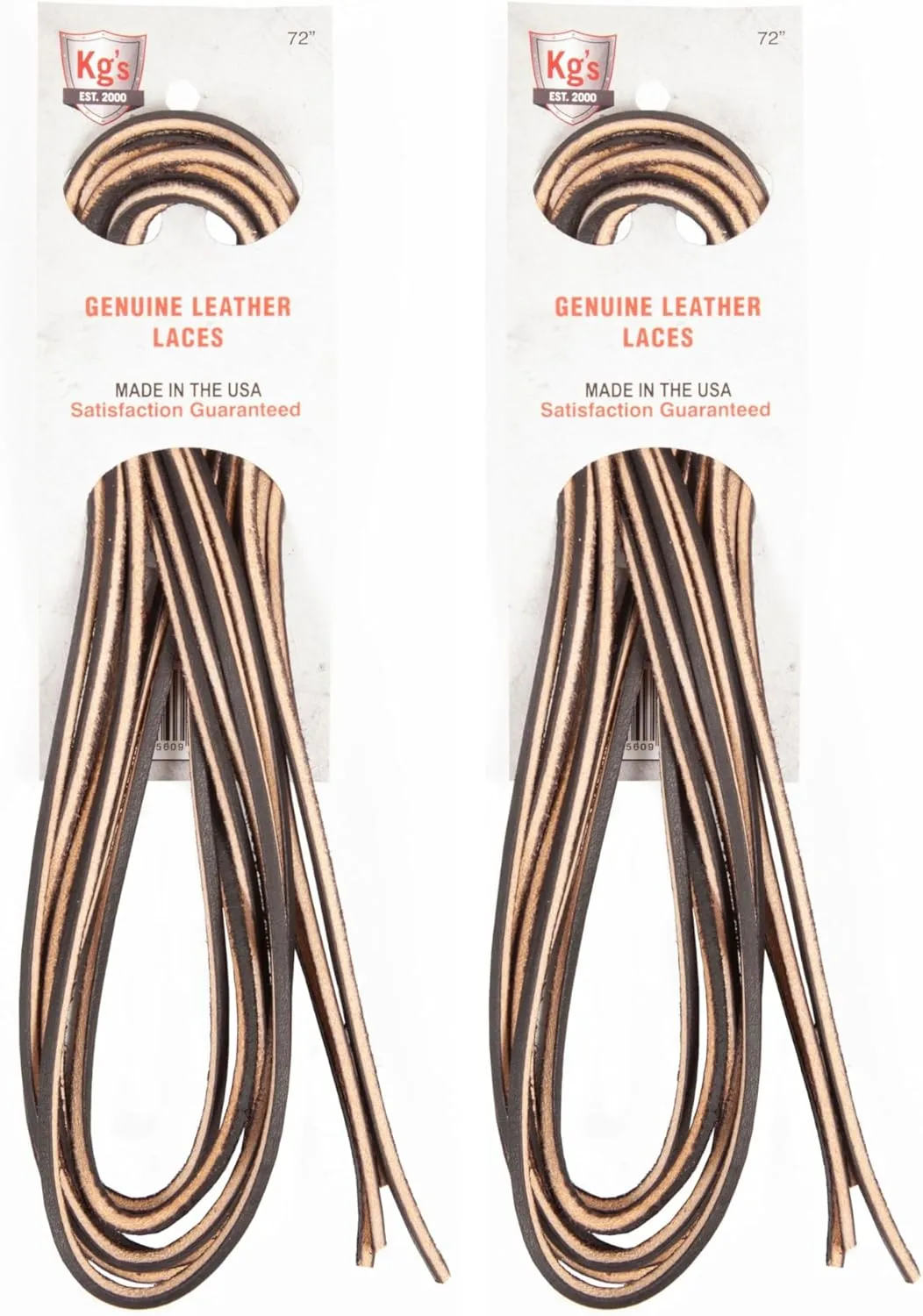 Kg's Genuine Leather Laces – 100% Genuine Leather Shoe Laces for Adults, Leather Boot Laces are Tough & Long-Lasting