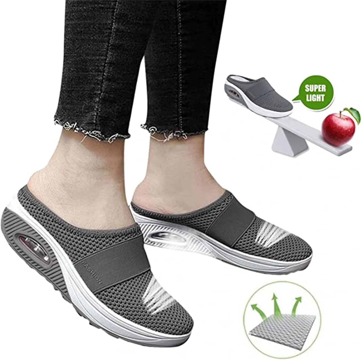 Ladmiple Sneakers For Women Walking Shoes Slip On Low Cut Casual Dressy Summer Comfort Fashion Platform Flats Loafers