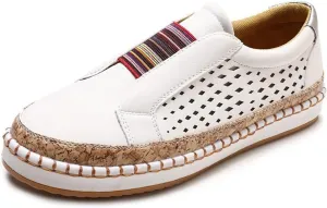 Ladmiple Womens Shoes Dressy Casual Loafers Canvas Shoes Low Cut Slip On Fashion Comfortable Walking Platform Sneakers