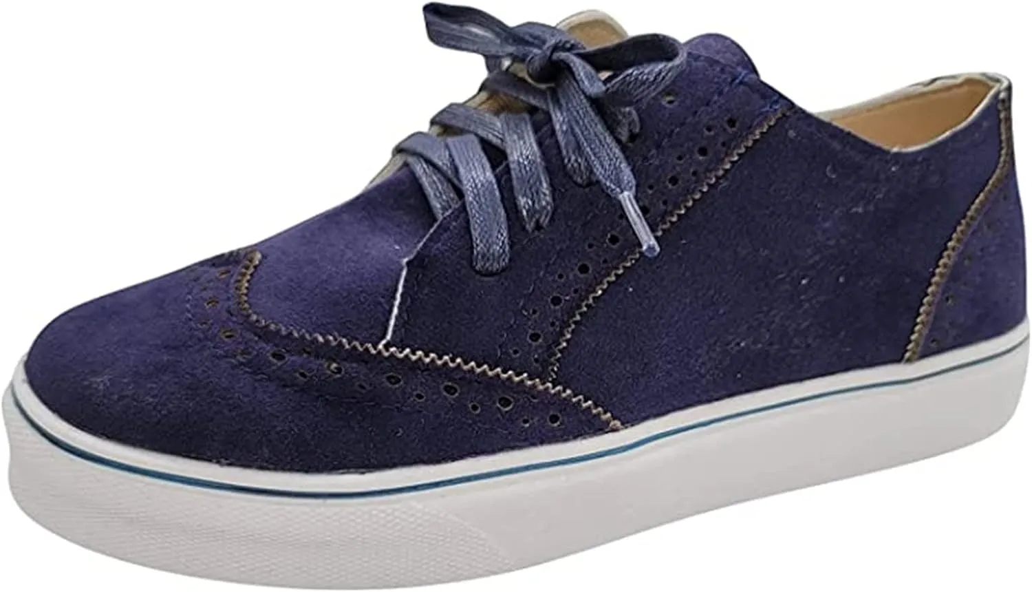 Lausiuoe Shoes For Women Sneakers Trendy Slip on Low Top Fashion Casual Classic Lightweight Comfort Walking Flat Loafers