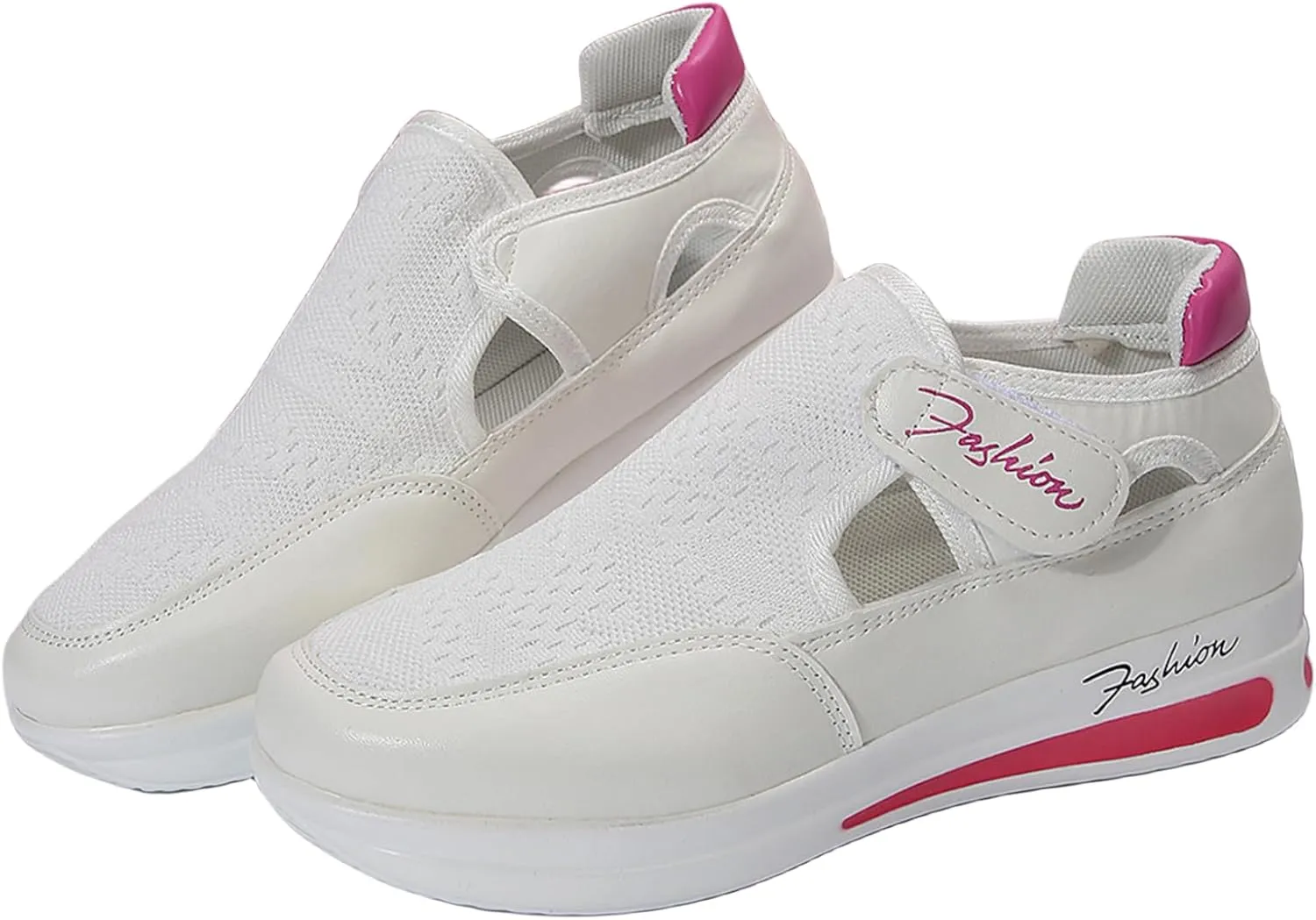 Lausiuoe Sneakers For Women Platform Slip On Canvas Shoes Low Top Fashion Comfortable Classic Casual Walking Flat Loafers