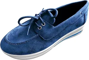Lausiuoe Sneakers For Women Platform Slip On Comfortable Casual Fashion Walking Shoes Classic Lightweight Canvas Flat Loafers