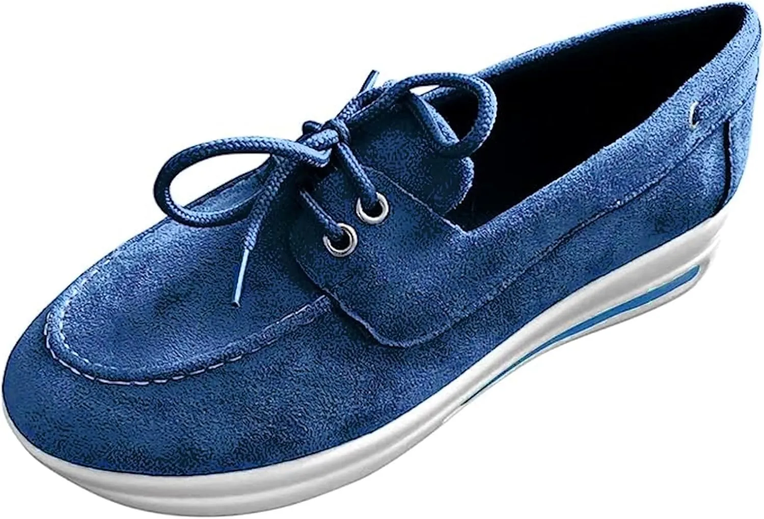 Lausiuoe Sneakers For Women Platform Slip On Comfortable Casual Fashion Walking Shoes Classic Lightweight Canvas Flat Loafers