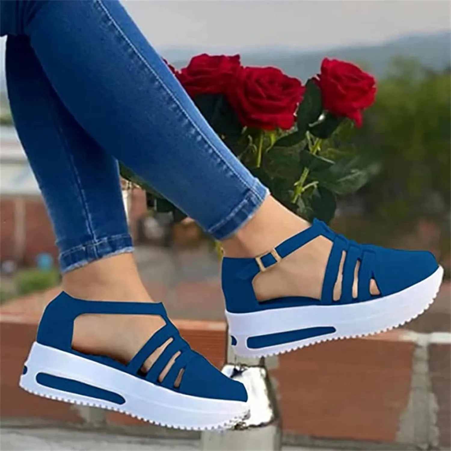 Lausiuoe Sneakers For Women Slip On Canvas Shoes Low Cut Casual Classic Walking Lightweight Comfortable Fashion Flat Loafers