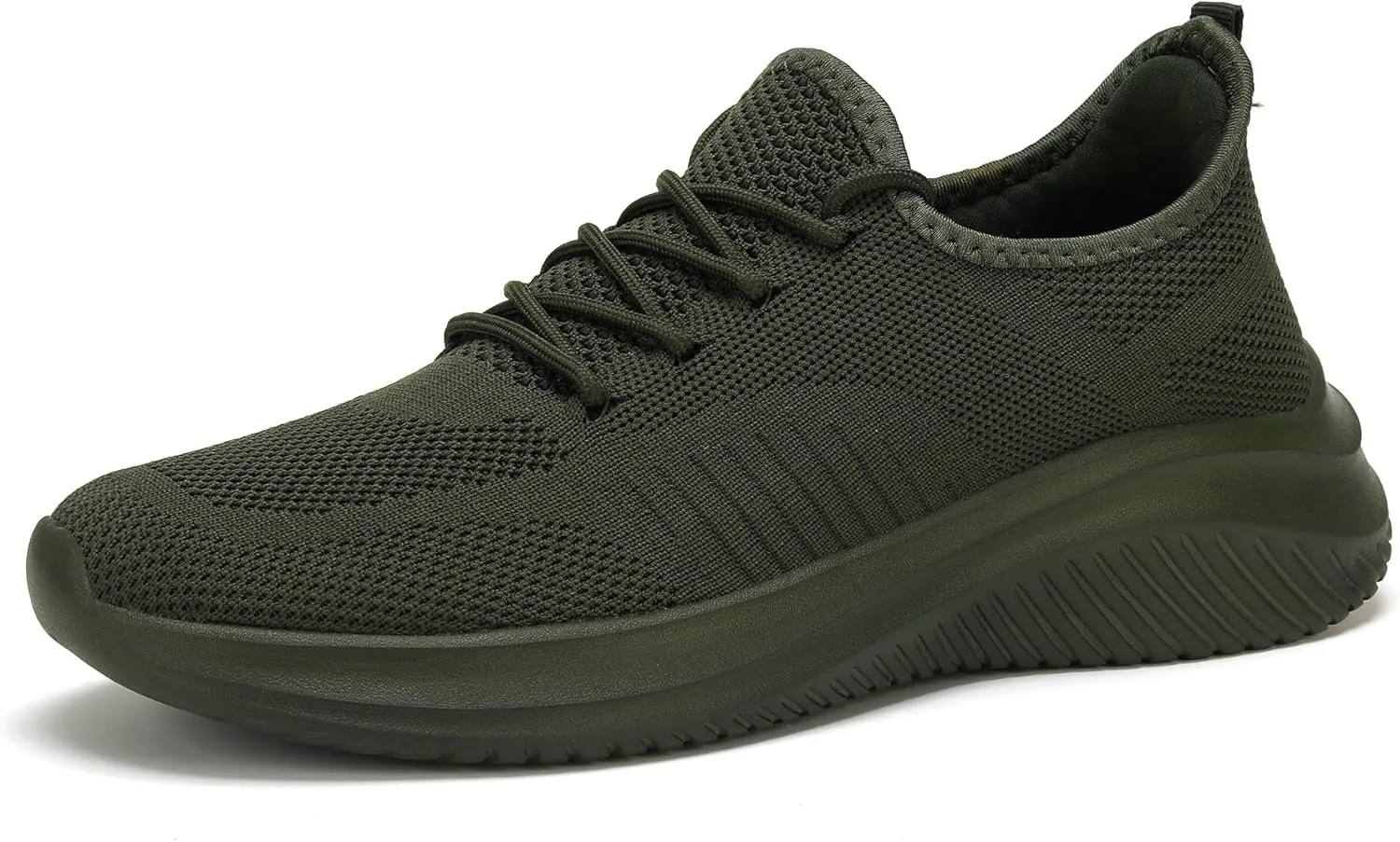 LCGJR Men's Walking Shoes Ultra Light Running Casual Sneakers Slip-on Workout Tennis Shoes for Male Mesh Breathable Comfort Outdoor Indoor