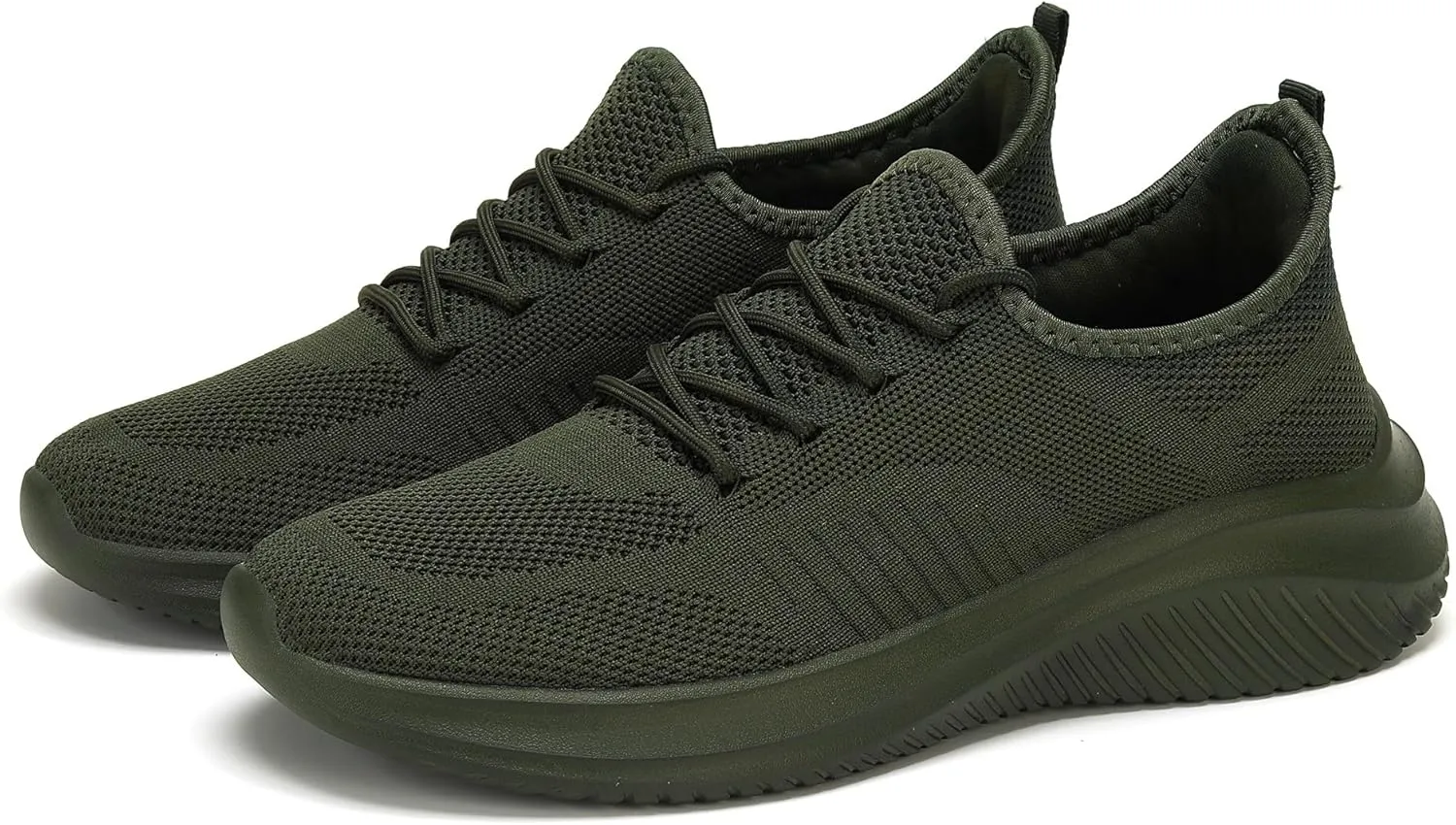LCGJR Men's Walking Shoes Ultra Light Running Casual Sneakers Slip-on Workout Tennis Shoes for Male Mesh Breathable Comfort Outdoor Indoor