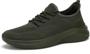 LCGJR Men's Walking Shoes Ultra Light Running Casual Sneakers Slip-on Workout Tennis Shoes for Male Mesh Breathable Comfort Outdoor Indoor