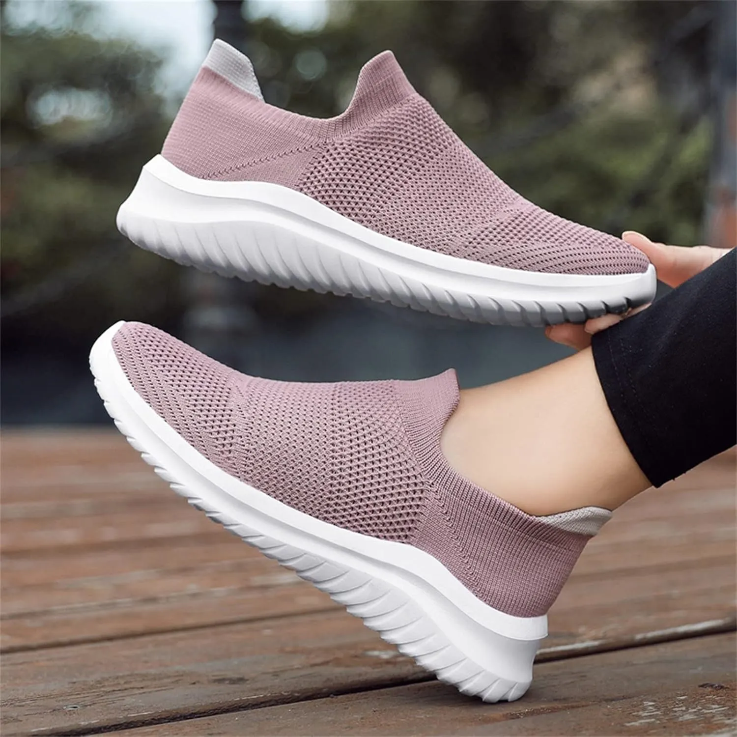 Lightweight Walking Tennis Shoes for Women Non Slip Comfortable Fashion Tennis Shoes Barefoot Minimalist Shoe