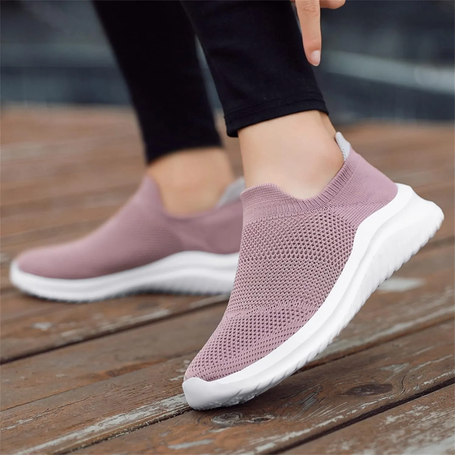 Lightweight Walking Tennis Shoes for Women Non Slip Comfortable Fashion Tennis Shoes Barefoot Minimalist Shoe