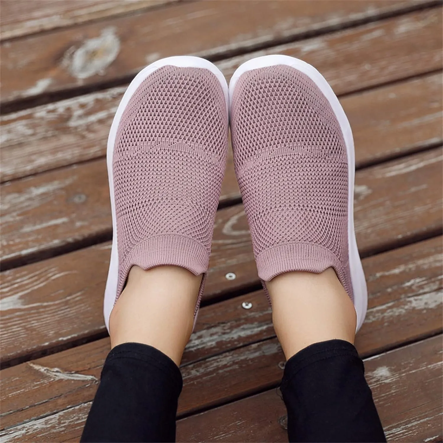 Lightweight Walking Tennis Shoes for Women Non Slip Comfortable Fashion Tennis Shoes Barefoot Minimalist Shoe