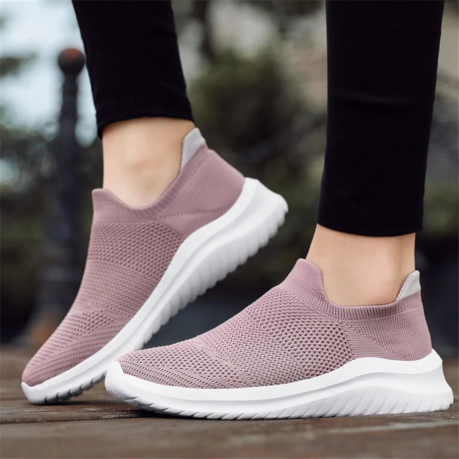 Lightweight Walking Tennis Shoes for Women Non Slip Comfortable Fashion Tennis Shoes Barefoot Minimalist Shoe