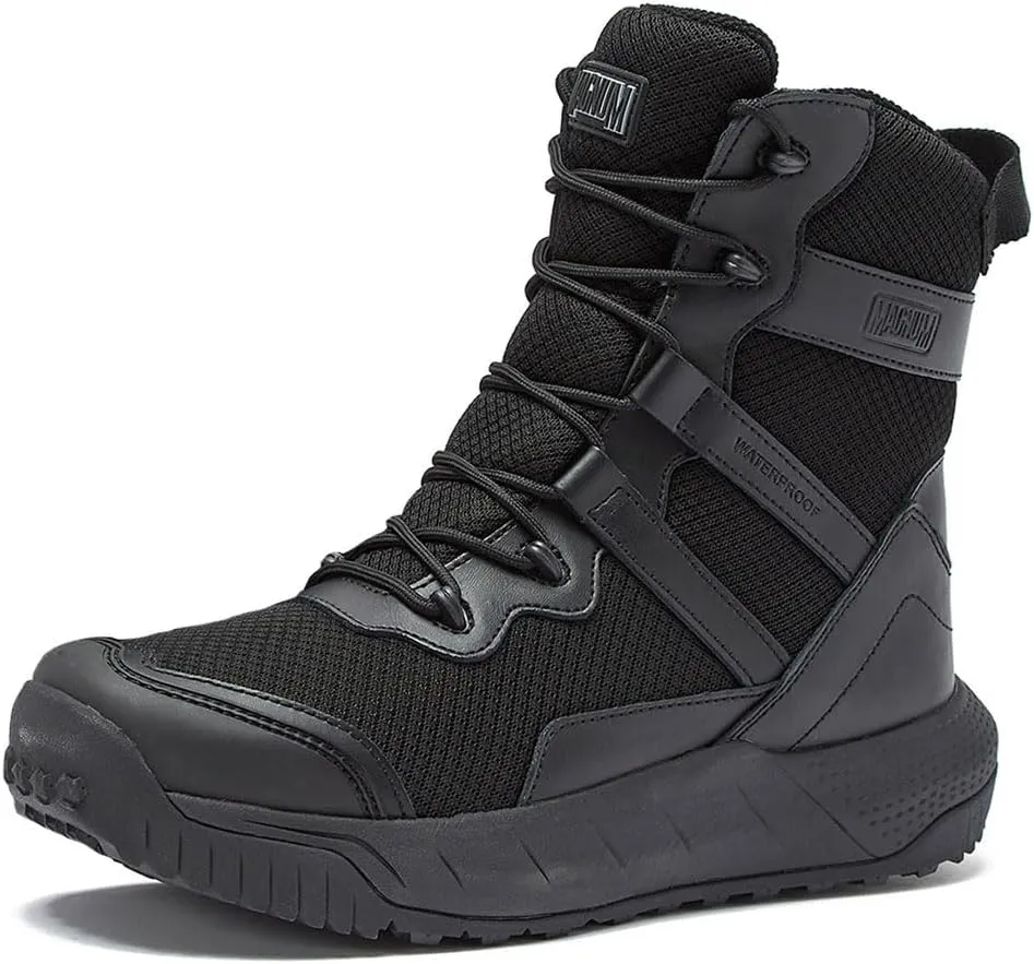 MAGNUM - Men's Waterproof Tactical Boots, Mens Military Hiking Boots, Breathable Light Weight Work Boots for Men