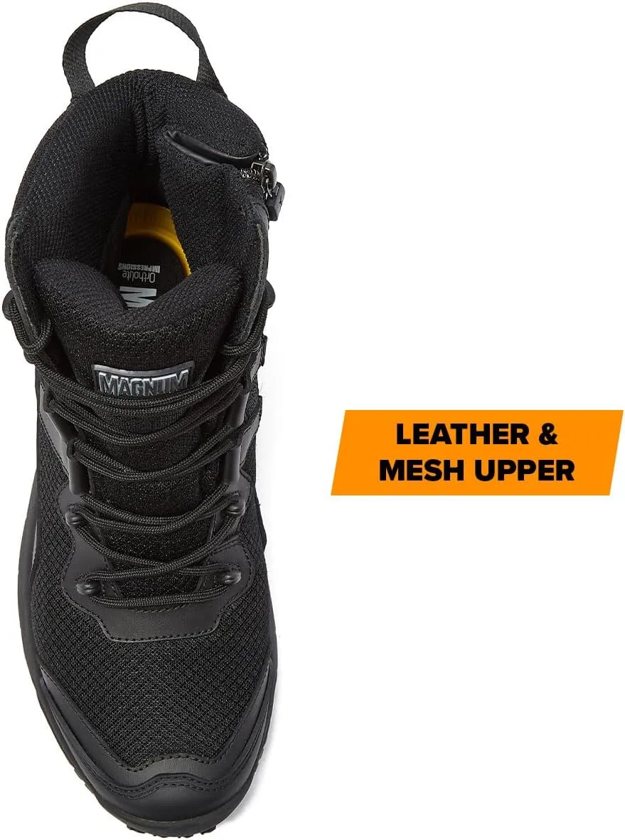 MAGNUM - Men's Waterproof Tactical Boots, Mens Military Hiking Boots, Breathable Light Weight Work Boots for Men