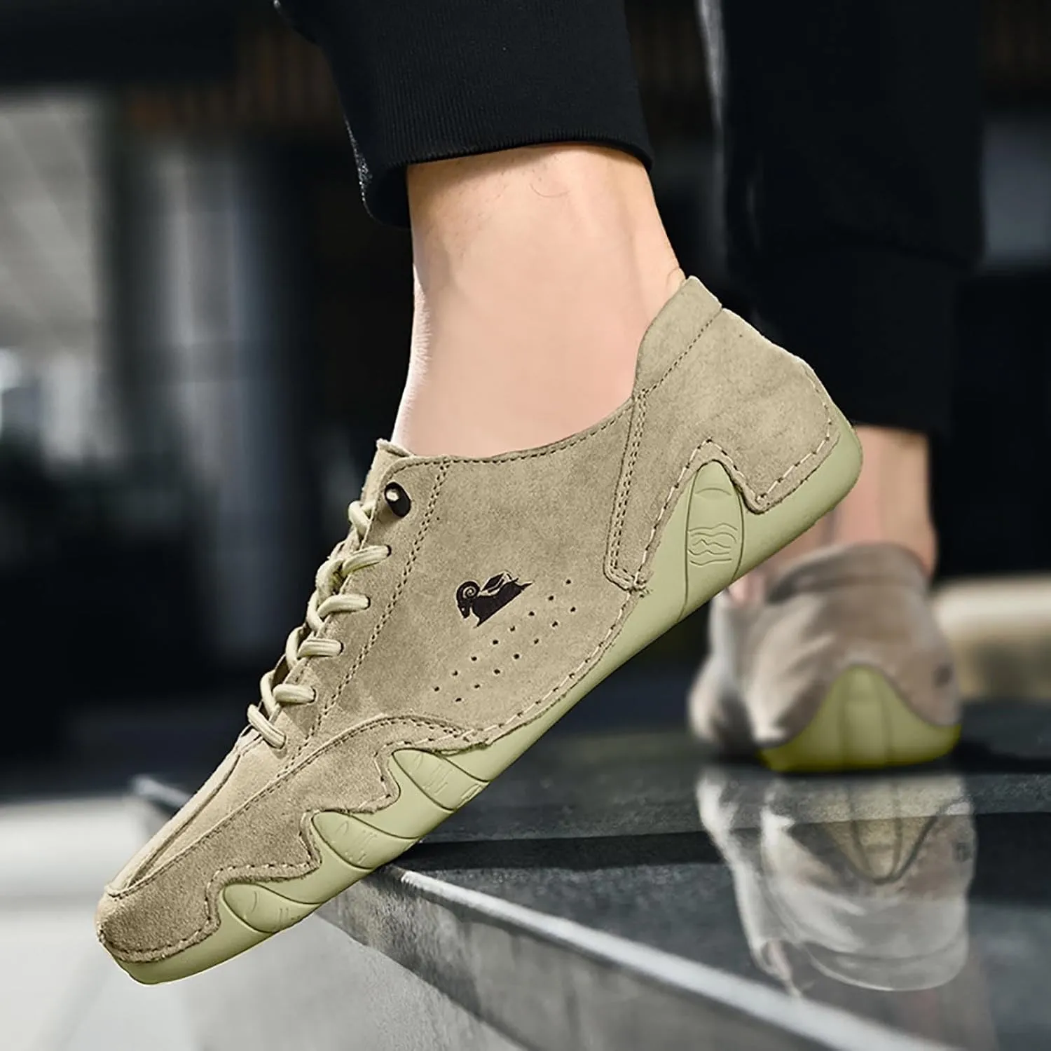 Men Leather Athletic Shoes Stylish and Durable Sports Sneakers Casual Shoes Sneaker Boots for Men Work