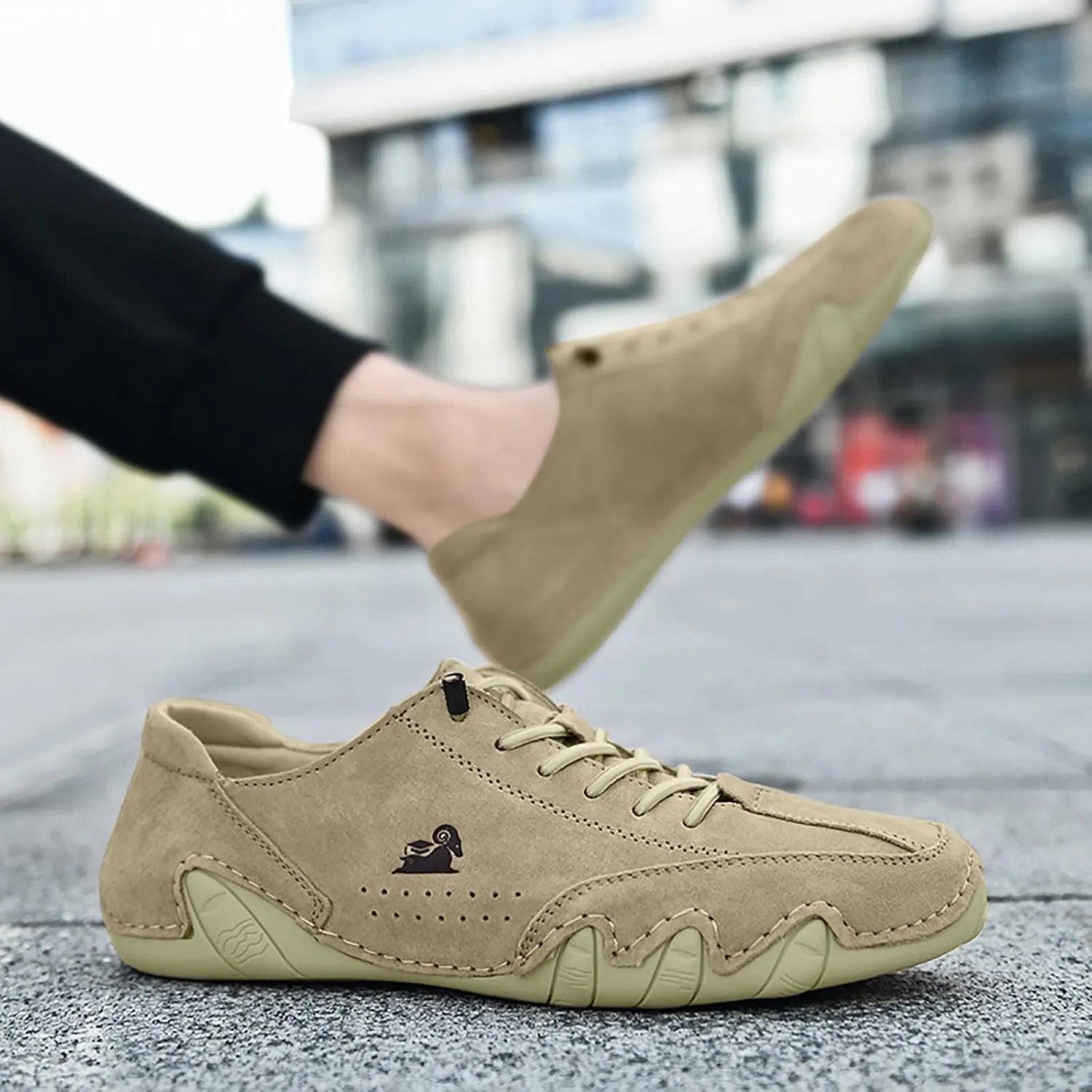 Men Leather Athletic Shoes Stylish and Durable Sports Sneakers Casual Shoes Sneaker Boots for Men Work