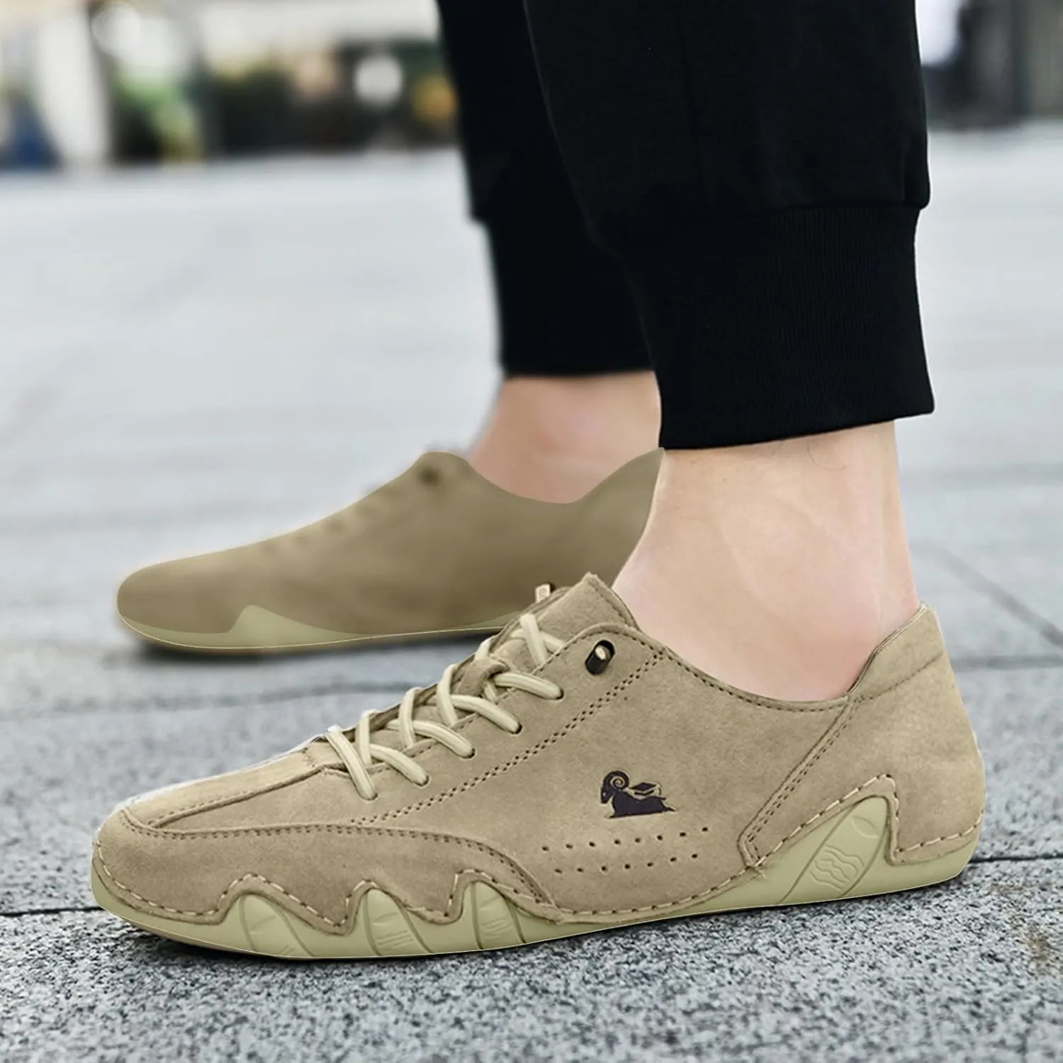 Men Leather Athletic Shoes Stylish and Durable Sports Sneakers Casual Shoes Sneaker Boots for Men Work