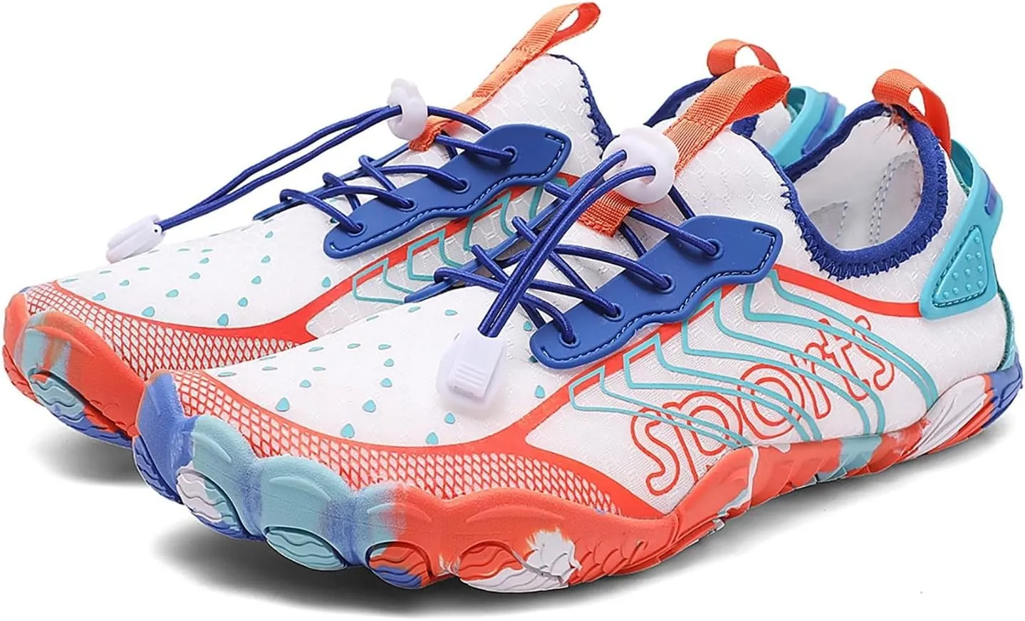 Men's and Women's Non Slip Water Shoes Quick Drying Outdoor River Tracing Hiking Running Fitness Shoes Mens Colorful Indoor Fitness Comfy Sneakers Summer Breathable Gym Sneakers