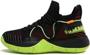Men's Basketball Shoes with Fly Woven Mesh Breathable Straps Durable Sports Training Boots
