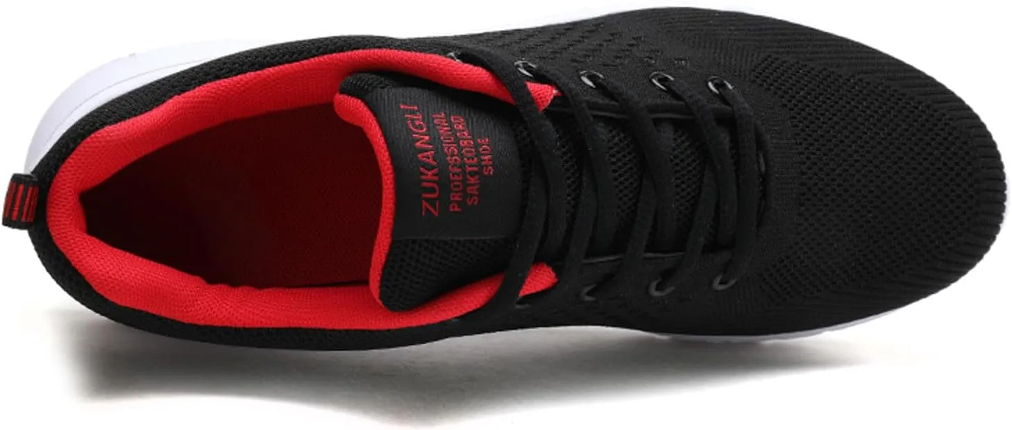 Men's Breathable Mesh Running Shoes Comfortable Lightweight Casual Walking Shoe Men's Arch Support Insole Shoes