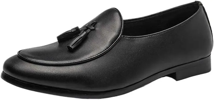 Men's Casual Leather Shoes Fashion Sneakers Slip On Handmade Male Loafers Walking Driving Shoes for Men