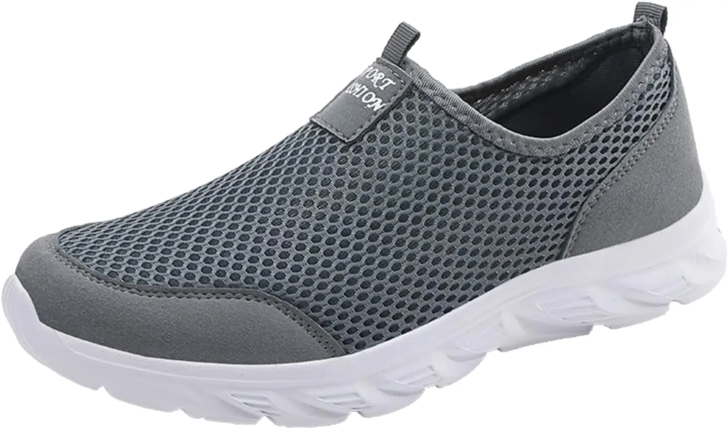 Mens Casual Walking Shoes Men's Breathable Sneakers Non Slip Soft Sole Athletic Lightweight Running Shoe