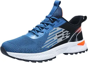 Men's Classic Casual Jogging Sneakers Breathable Mesh Comfortable Tennis Shoe Athletic Fashion Sneakers for Men